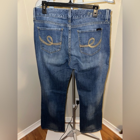 Seven7 Women's Bootcut Leg Blue Jeans - Picture 3 of 10